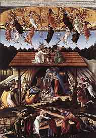 Botticelli, Mistyczne narodziny, 1500, 
National Gallery, Londyn