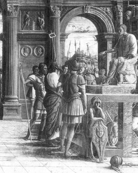Św.Jakub przed Herodem Agrippa